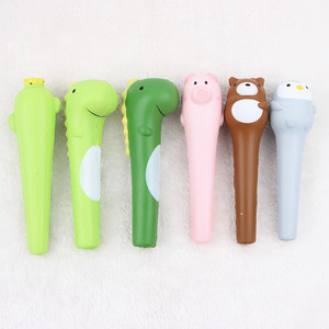 Kawaii Cartoon Shape Foam Slow Rising <b>Pen</b> Creative Topper Cover Scented Squishy <b>Pen</b> - Product Image 3