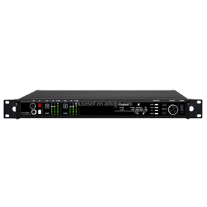 Micrófono de karaoke inalámbrico digital de doble canal UHF true Diversity de 2 canales, micrófono inalámbrico de metal con ksm8 para rendimiento - Product Image 4