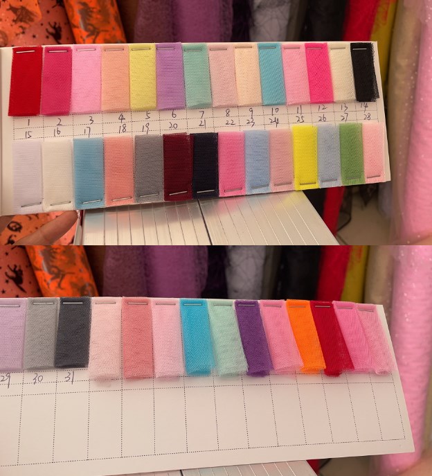 Les couleurs sur la carte de couleur sont en stock, s'il vous plaît