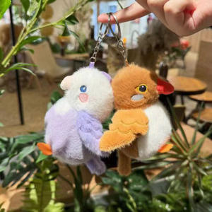 Bird Parrot <strong>Super</strong> Soft Plush Keychain Pendant with PP Cotton Filling Small Animal Bag Doll Design - Product Image 1