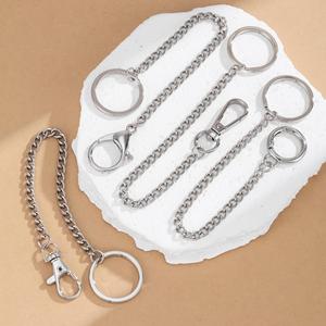 Porte-clés anti-perte robuste avec mousqueton en métal pour ceinture, anti-chute, connecteur de chaîne de portefeuille - Product Image 5