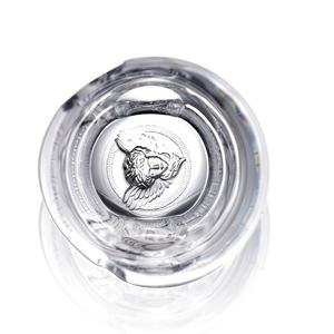 N23 Gobelet à whisky en verre transparent avec fond Medusa pour tenir les cigares - Product Image 3