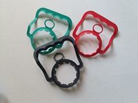 Poignée de transport en plastique 45 mm pour seaux d'eau, jetable, haute résistance, ergonomique, qualité alimentaire, pour fûts de minéraux, modèle HT45