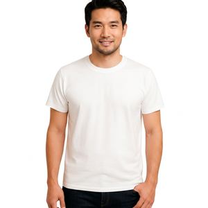 ผู้ผลิตเสื้อยืดโปรโมชั่น OEM ไม่มีขั้นต่ำในการสั่งซื้อ รับสกรีนลายตามแบบ ผ้าฝ้าย 100% เสื้อแขนสั้นผู้ชาย ระบายอากาศได้ดี ทันสมัย - Product Image 2