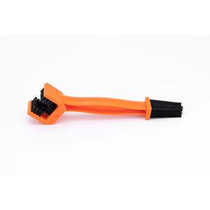 Cepillo de limpieza de cadena multifunción para bicicleta de carretera, motocicleta, rueda libre y dientes de plato, material ABS naranja - Product Image 4