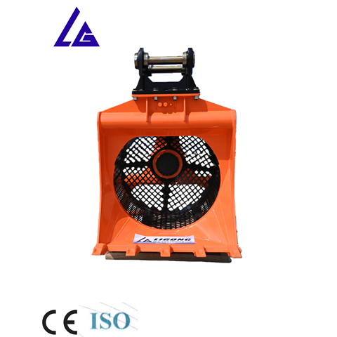 Excavator Hydraulic Screening Bucket | Soil, Sand & Rock Separator | Heavy-Duty Drum Screen | OEM Color & Logo Customization