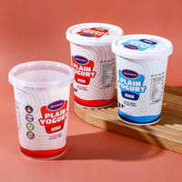 Seaux, Contenants, Fûts, Barils et Seaux à couvercle en plastique jetable de qualité alimentaire, durables, colorés, avec logo personnalisé, disponibles en 500ml, 16oz, 1000ml, 32oz, 1kg