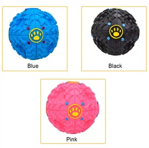 ของเล่นสัตว์เลี้ยง หัวคิกคัก ลูกบอล ของเล่นสุนัขแบบโต้ตอบทําให้สุนัขเคี้ยวของเล่นลูกบอลส่งเสียงดังเอี้ยสําหรับสัตว์เลี้ยง - Product Image 3