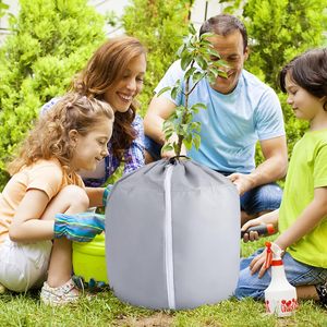 Good Morning Garden Plant Cover Gray Polyester Waterproof Dustproof Sunproof For Fruit <b>Tree</b> Protection <b>Outdoor</b> Use - Product Image 1