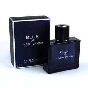 Preço barato 50ml homens fornecedores perfumes 48 horas de longa duração azul de perfume spray cheiro de mar colônia para homens perfume