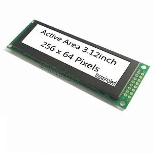 3.2'' 3.12inch 3.12 inch 256x64 white 16 gray scale 3-/4-wire SPI serial parallel oled module TW56640320B03 SSD1322 pcb board