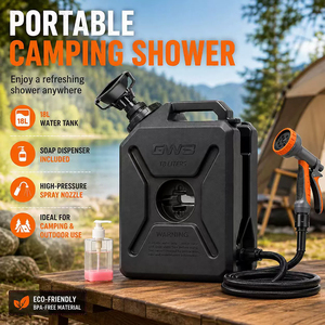 Réservoir d'<span class=keywords><strong>eau</strong></span> portable de 18 L en PE sous pression avec <span class=keywords><strong>pompe</strong></span> à air <span class=keywords><strong>manuelle</strong></span> pour le camping en plein air, les 4x4, les camping-cars, les caravanes et les utilisations tout-terrain -WOOGOK - Product Image 6
