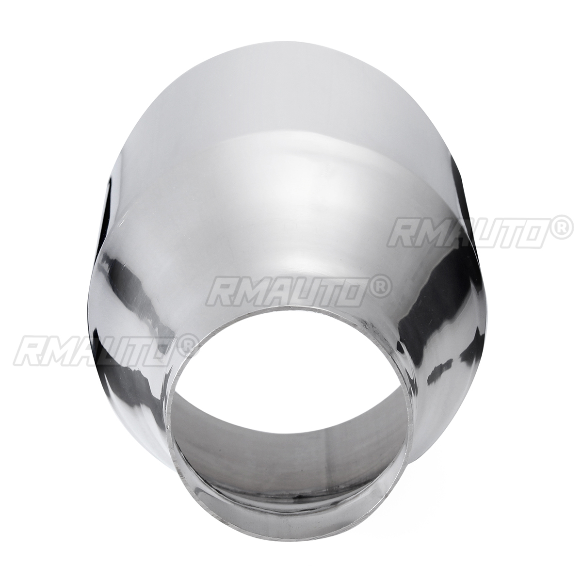Angle Cut Inner Cone BLUE FLAME Exhaust Tip – 2.25″ Inlet – Twin 3″ Outlet RHS – Cruisin Car