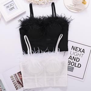 BL33 Plumes <span class=keywords><strong>Bustier</strong></span> Corset Body Jarretière Lingerie Corset Bustiers pour Femme - Product Image 6