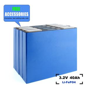 Lishen V 40Ah Lifepo4 6c Max شحن دورة حياة طويلة لمحطة الطاقة المحمولة وحزمة 12 فولت تصنعها بنفسك - Product Image 2