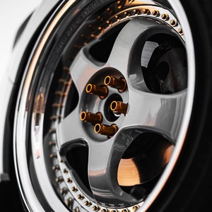 Juego de 3 Ruedas Forjadas de Aleación de Aluminio de 17 18 19 20 21 22 Pulgadas 4x100 4x114.3 5x100 5x108 5x112 5x114.3 5x115 5x120 5x130 para Dodge Jeep - Product Image 2