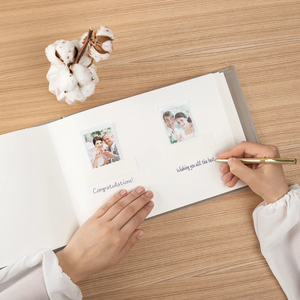 <span class=keywords><strong>Livre</strong></span> d'or de mariage personnalisé avec lettrage en feuille d'or, album <span class=keywords><strong>photo</strong></span> personnalisé, <span class=keywords><strong>livre</strong></span> de souvenirs pour les couples, <span class=keywords><strong>livre</strong></span> d'or élégant avec boîte - Product Image 4