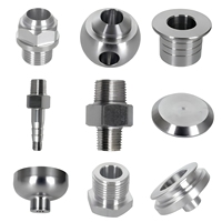 Pièces de boîtier complexes en aluminium 6061 usinées sur commande par CNC 5 axes pour équipement industriel, service d'usinage OEM, MOQ 1 pièce