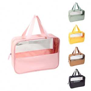 Hot Selling OEM Custom <b>Travel</b> Cosmetic <b>Bag</b> Ultra Portable Makeup <b>Toiletry</b> Pouch for <b>Women</b> - Product Image 2