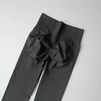 Pantalones de Yoga de Cintura Alta Sin Costuras, Sólidos, Levanta Glúteos, de Secado Rápido, Transpirables, para Entrenamiento, Efecto Vientre Plano, Ajustados, Deportivos