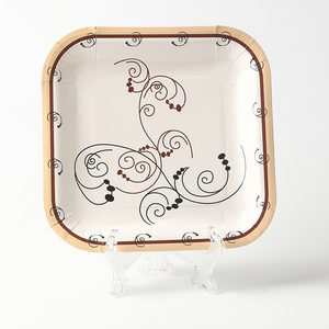 Compostable Disposable <strong>Plates</strong> Biodegradable Raw Materials Paper <strong>Plate</strong> - Product Image 6