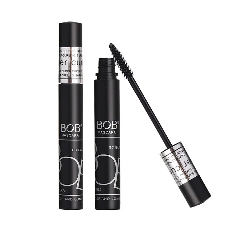 BOB Black Mascara Eyelashes Mascara 4D Silk Eyelashes Lengthening Eyelashes Makeup Waterproof Mascara Volume Eye Cosmetics