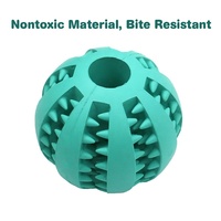 Jouets pour chiens de haute qualité en caoutchouc solide résistant aux morsures, non toxiques, interactifs, accessoires pour animaux de compagnie, balles pour chiens, jouets qui couinent, jouets à mâcher pour animaux de compagnie