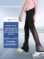Costume de patinage artistique pour filles, entraînement de ballet, gymnastique, en polyester/rayonne, design cousu, strass, jupe de danse en spandex