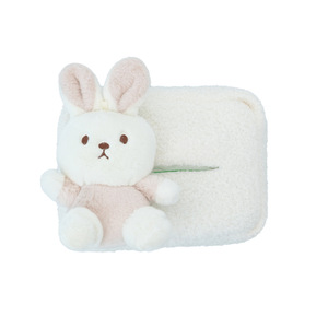 Boîte à mouchoirs en laine d'agneau, design mignon de lapin et d'ours, pour voiture et maison, support décoratif polyvalent - Product Image 5