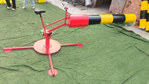 EASYFUN Super Carnival Games - Máquina inflable Wipeout Riding Bike Sweeper Eliminator para adultos, para <span class=keywords><strong>alquiler</strong></span> en fiestas y eventos - Product Image 3