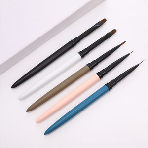 Portable 5Pcs Matte Handle Nail Art <b>Brush</b> Set Nylon Bristles for Smooth Color Gel Application - Product Image 5