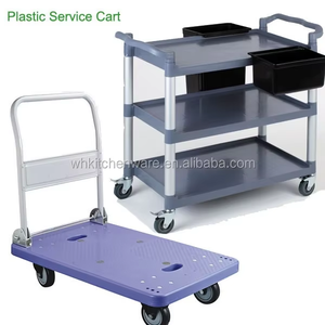 Chariots utilitaires en plastique d'autobus d'équipement d'hôtel et de restaurant - Product Image 4