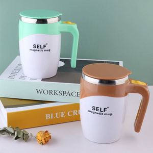 2024 Hot Selling 400ml Promotional Stainless Steel Automatic Electric Self Stirring <b>Coffee</b> Mug 350ml PP Magnetic for Parties - Product Image 3