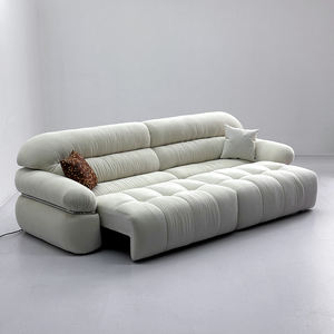 Canapé électrique multifonctionnel en cuir de luxe léger pour salon moderne, canapé intelligent de villa, canapé de cinéma italien - Product Image 1