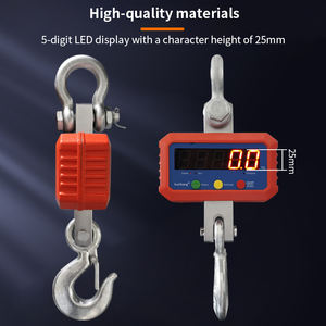 <span class=keywords><strong>1000kg</strong></span> Affichage Informatique Industrielle 100kg <span class=keywords><strong>500kg</strong></span> Balance Manille 300kg Poids Sans Fil 200kg Tonne Balance à Bagages Suspendue Numérique - Product Image 5