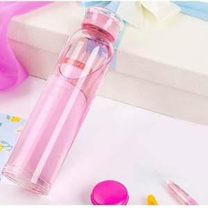 Bouteille d'eau en verre borosilicate haute résistance, sans BPA, personnalisée - Product Image 2