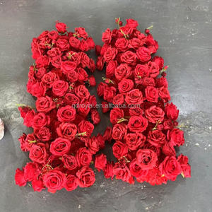 מפעל הסיטונאי פרחים לבנים שולחן פרח רצועת ראש שולחן עבור כלה קישוט שולחן הכלה - Product Image 6