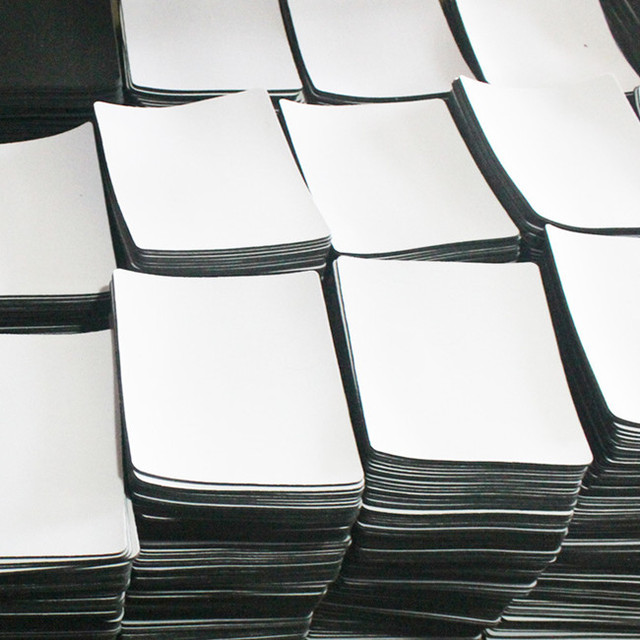 Stock 14X24 Inch Blank White Mouse Pad Material Neoprene Rubber Fabric Blank Playmat for Sublimation Printing