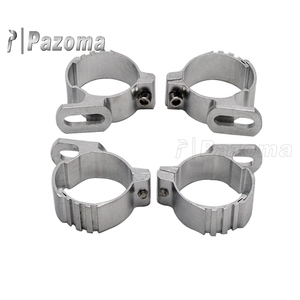 Phía Trước Ngã Ba Núi Kẹp 35-55Mm Kính Chắn Gió Fairing Khung Phần Cứng Hỗ Trợ Cho <span class=keywords><strong>Harley</strong></span> Dyna Đường Phố Bob Thấp Rider S Rộng Trượt - Product Image 4