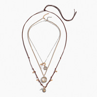 Collier pour femmes de style bohème, bijoux fantaisie OEM/ODM, multi-couches, fait main, en corde cirée tressée, avec pendentif géométrique en alliage