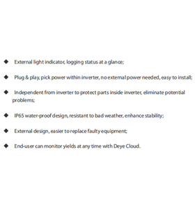 <span class=keywords><strong>Deye</strong></span> <span class=keywords><strong>Solarman</strong></span> Stick Logger Ethernet LSE-3 LSW-3 WIFI LAN 1w Data Collector pour onduleur solaire <span class=keywords><strong>Deye</strong></span> - Product Image 4