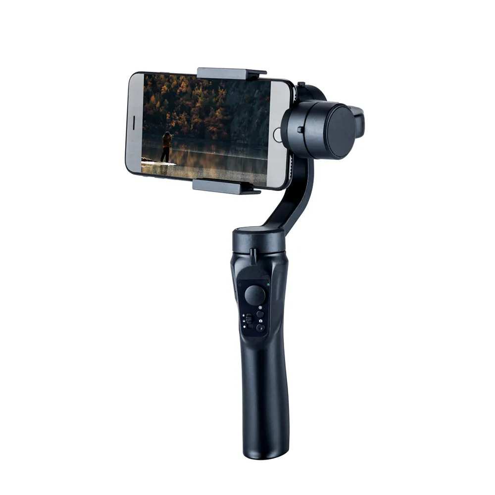 3 Axis Foldable Selfie Video Gimbal Handheld Stabilizer Gimbal for iPhone Smartphone Action Camera