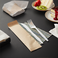 Greenday Premium Series Wegwerp CPLA Vork Lepel Volledig Biologisch Afbreekbaar Composteerbaar Eco 7 inch CPLA Mes voor Fruit Taart Biefstuk