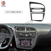 Autocollant en fibre de carbone pour SEAT Leon 2005 2006 2007 2008 2009 2010 2011 2012 Accessoires d'intérieur