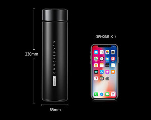 Commercio all'ingrosso di Vuoto Impermeabile In Acciaio Inox Sensore di LED Display della Temperatura Intelligente Bottiglia di Acqua - Product Image 2