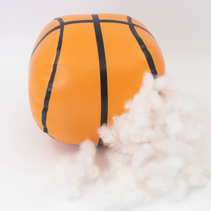 Ballons de basket d'entraînement silencieux en coton PU léger, personnalisés pour l'exportation, pour enfants, plusieurs tailles disponibles, marque Yuheng, avec filet - Product Image 4