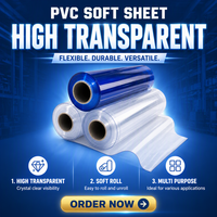 Nappe en PVC transparent souple, imperméable, en vinyle, pour salle à manger, nappe transparente en plastique