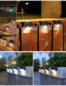 Mini lampes solaires Led encastrées, éclairage d'extérieur, idéal pour un jardin, des escaliers ou une clôture, 6 unités - Product Image 6