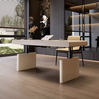 Bureau en bois réglable en hauteur personnalisable, table de bureau ergonomique en bois massif à plusieurs niveaux, table de bureau pour la maison, la salle d'étude