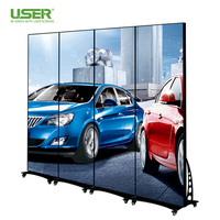 Póster LED Inteligente USER P2 P1.86 P1.53, Pantalla LED Publicitaria Vertical, Reproductor de Señalización Digital Full HD para Interiores y Eventos